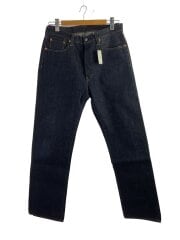 画像：ストレートパンツ/34/コットン/IDG/無地/1947