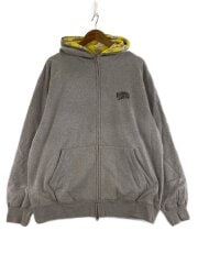画像：ジップパーカー/XL/コットン/GRY//