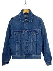 画像：23SS/ボクシーウォッシュドデニムジャケット/Gジャン/XS/コットン/BLU/UJK204.DE0001