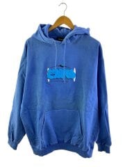 画像：パーカー/L/コットン/BLU/プリント/101214012001