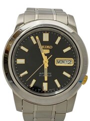 画像：腕時計/アナログ/ステンレス/BLK/SLV/SS/7S26-02W0