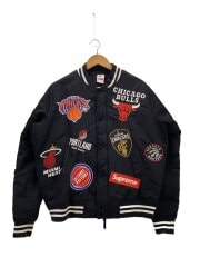 画像：スタジャン/S/ナイロン/BLK/AO3631-010