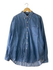 画像：長袖シャツ/L/コットン/IDG/無地/114850-00-1//