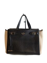 画像：ショルダーバッグ/レザー/BLK