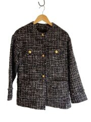 画像：ブルゾン/38/ポリエステル/BLK/総柄/UR36-27C002