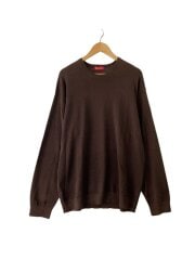 画像：23SS/metallic L/S/ニット・セーター(薄手)/--/コットン/BRW//