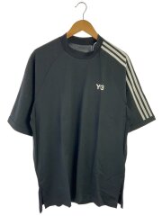 画像：Tシャツ/S/コットン/BLK/無地/h63065