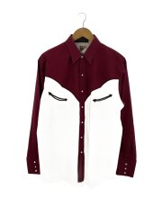 画像：長袖シャツ/L/--/BRD/無地