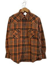 画像：マチ付き/50s～69s/長袖シャツ/--/コットン/ORN/チェック