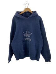 画像：80～90s/USA製/トレフォイルロゴ/パーカー/XL/コットン/NVY