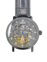 画像：自動巻腕時計/アナログ/レザー/BLK/BLK/DD8805