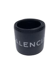 画像：ブレスレット/レザー/BLK/メンズ