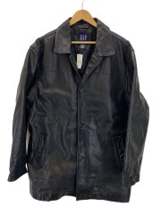 画像：コート/XL/牛革/BLK