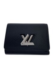 画像：ポルト・フォイユ・ツイスト・コンパクト_エピ/牛革/BLK/レディース