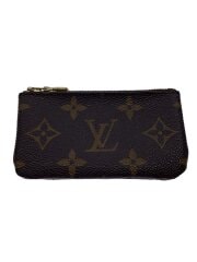 画像：ポシェット・クレ_モノグラム・キャンバス/レザー/BRW/総柄/レディース