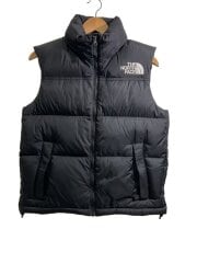 画像：NUPTSE VEST_ヌプシベスト/L/ナイロン/BLK/無地