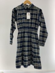 画像：ワンピース/160cm/ポリエステル/NVY/チェック