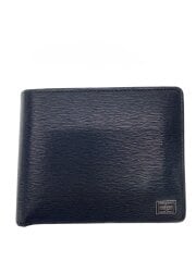 画像：2つ折り財布/--/BLK/無地/メンズ