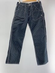 画像：ボトム/34/コットン/NVY/ストライプ