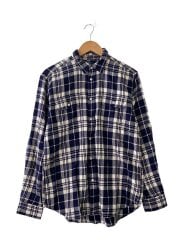 画像：長袖シャツ/XL/コットン/NVY/チェック/383145922