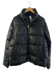 画像：ジャケット/L/ポリエステル/ブラック/無地/8281/313/800/フェイクレザー