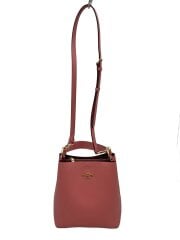 画像：スモール・タウン・バケットバッグ_ピンク/レザー/PNK