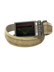 画像：ベルト/レザー/WHT/無地/メンズ