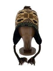 画像：ニットキャップ/--/アクリル/マルチカラー/総柄/メンズ