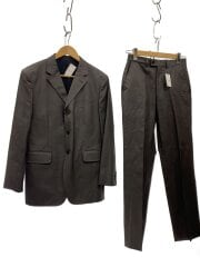 画像：セットアップ/M/コットン/GRY/623109/オイルド地/汚れ、着用感有り/上下セット