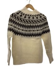 画像：ニット・セーター(厚手)/38/ウール/CRM/ノルディック柄