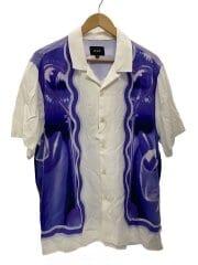 画像：半袖シャツ/M/レーヨン/WHT/SU25 BU00243/BUBBLE RESORT SHIRT