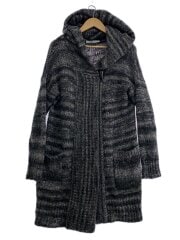 画像：カーディガン(薄手)/--/ウール/GRY/無地