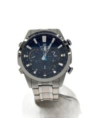 画像：ソーラー腕時計・EDIFICE/アナログ/ステンレス/BLU/SLV/SS