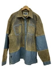 画像：ジャケット/3L/コットン/BRW/PPT22715