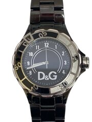 画像：クォーツ腕時計/アナログ/ステンレス/BLK/BLK