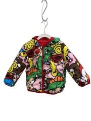 画像：ジャケット/90cm/ナイロン/マルチカラー/総柄