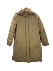 画像：ロングダウンジャケット/7/ポリエステル/BEG/27-14116332