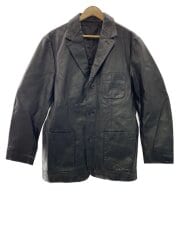 画像：コート/M/レザー/BLK/オールド