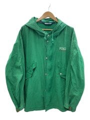 画像：ジャケット/L/コットン/GRN/無地/summer jacket/90s