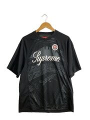 画像：Tシャツ/M/ポリエステル/BLK/無地/jacquard soccer jersey//