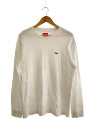 画像：Small box logo/長袖Tシャツ/M/コットン/WHT/シミ有