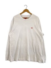 画像：長袖Tシャツ/XL/コットン/WHT//