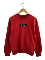 画像：WDS CREWNECK/スウェット/M/コットン/レッド/WDS-XXX-21A-07