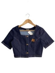 画像：デニムジャケット/FREE/コットン/ネイビー/JW24SMAJK01