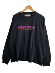 画像：長袖Tシャツ/FREE/コットン/BLK/23SS C-7/23SS/NEW WAVE Tee