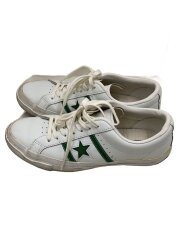 画像：ローカットスニーカー/25.5cm/WHT/レザー