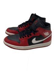 画像：AIR JORDAN 1 MID_エア ジョーダン 1 ミッド/25.5cm/RED
