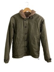 画像：デッキジャケット/L/コットン/KHK