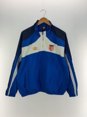 画像：ジャケット/L/ナイロン/BLU/無地