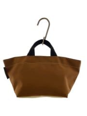 画像：舟形トート/S/トートバッグ/ナイロン/BRW/無地/901N